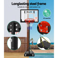 Everfit Basketball Hoop 2.1M Adjustable Portable Stand System Kids