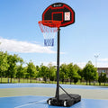 Everfit 2.1M Basketball Hoop Stand Adjustable Portable Kids Black