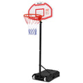 Everfit 2.1M Basketball Hoop Stand Adjustable Portable Kids White