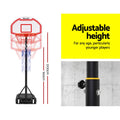 Everfit 2.1M Basketball Hoop Stand Adjustable Portable Kids White