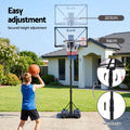 Everfit Portable Basketball Hoop System Adjustable Full Foldable Stand 2.07m
