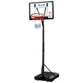Everfit Basketball Hoop 2.6M Adjustable Portable Stand Kids Clear