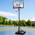Everfit Basketball Hoop 2.6M Adjustable Portable Stand Kids Clear
