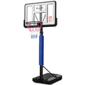 Everfit Basketball Hoop Stand 3.05M Adjustable Height Portable Blue