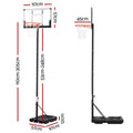 Everfit 3.05M Basketball Hoop Stand Portable Height Adjustable