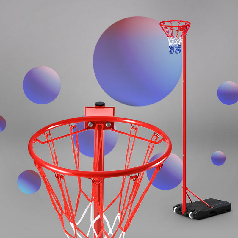 Everfit 3.05m Netball Basketball Hoop Stand Ring Net