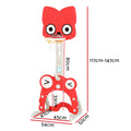 Keezi Basketball Hoop Stand 5-in-1 Sports Center Adjustable Red Kids