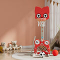 Keezi Basketball Hoop Stand 5-in-1 Sports Center Adjustable Red Kids