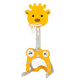 Keezi Kids Basketball Hoop Stand 5-in-1 Adjustable Yellow Toys
