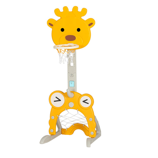Keezi Kids Basketball Hoop Stand Adjustable 5-in-1 Sports Toy