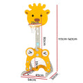 Keezi Kids Basketball Hoop Stand 5-in-1 Adjustable Yellow Toys