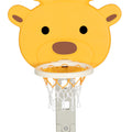 Keezi Kids Basketball Hoop Stand 5-in-1 Adjustable Yellow Toys