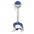 Keezi Kids Basketball Hoop Adjustable 6-in-1 Sports Centre Blue