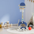 Keezi Kids Basketball Hoop Adjustable 6-in-1 Sports Centre Blue