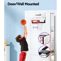 Everfit 23in Basketball Hoop Door Wall Mount Kids Black Sports