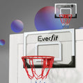 Everfit 23in Basketball Hoop Door Wall Mount Kids Black Sports