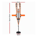 Basketball Defender Dummy 155-275cm Adjustable Shooting Passing Training Mannequin Black Orange