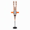 Basketball Defender Dummy 155-275cm Adjustable Shooting Passing Training Mannequin Black Orange