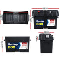 Giantz AGM Battery Box 12V XL Deep Cycle Solar Caravan Camping