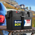 Giantz AGM Battery Box 12V XL Deep Cycle Solar Caravan Camping