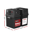 Giantz 500W Inverter Deep Cycle Battery Portable Caravan Camping USB