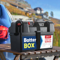 Giantz 12V AGM Battery Box Large Deep Cycle Solar Caravan