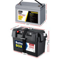 Giantz 12V 140Ah AGM Deep Cycle Battery Box Portable Solar