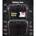 Giantz 12V 75Ah AGM Deep Cycle Battery Portable Solar Caravan