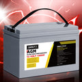 Giantz 12V 100Ah AGM Deep Cycle Battery Solar Caravan Camping