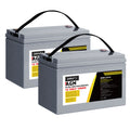 Giantz 12V 100Ah AGM Deep Cycle Battery x2 Solar Caravan