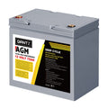 Giantz 12V 75Ah AGM Deep Cycle Battery Portable Solar Caravan