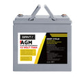 Giantz 12V 75Ah AGM Deep Cycle Battery x2 Portable Solar Caravan