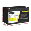 Giantz 12V 100Ah LiFePO4 Lithium Battery Deep Cycle Solar