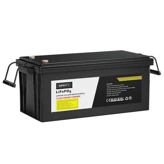Giantz 12V 200Ah LiFePO4 Lithium Deep Cycle Battery Solar