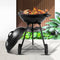 Grillz Charcoal BBQ Grill Smoker Combo Outdoor Cooking