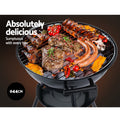 Grillz Charcoal BBQ Grill Smoker Combo Outdoor Cooking