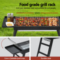 Grillz Charcoal BBQ Grill Smoker Portable Foldable Camping Outdoor