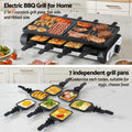 Grillz 1400W Electric BBQ Grill 7 Cooking Pans