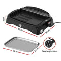 Grillz 1950W Electric BBQ Grill Non-stick Indoor Outdoor