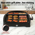 Grillz 1950W Electric BBQ Grill Non-stick Indoor Outdoor