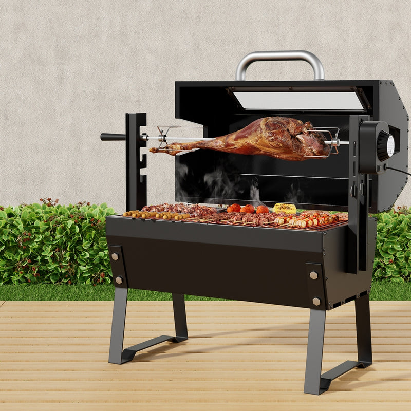 Grillz Charcoal BBQ Smoker Roaster Electric Grill