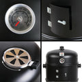 Grillz 3-in-1 Charcoal BBQ Grill Smoker