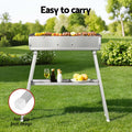 Grillz Charcoal Smoker BBQ Grill Portable Barbecue