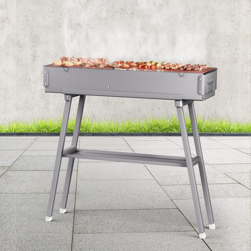 Grillz Charcoal BBQ Smoker Portable Barbecue Grill