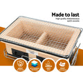 Grillz Tabletop Charcoal Smoker BBQ Grill