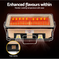 Grillz Tabletop Charcoal Smoker BBQ Grill