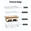 Grillz Tabletop Charcoal Smoker BBQ Grill