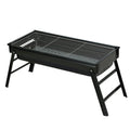 Grillz Charcoal BBQ Smoker Grill Foldable Portable