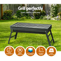 Grillz Charcoal BBQ Smoker Grill Foldable Portable