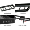 Grillz Charcoal BBQ Smoker Grill Foldable Portable